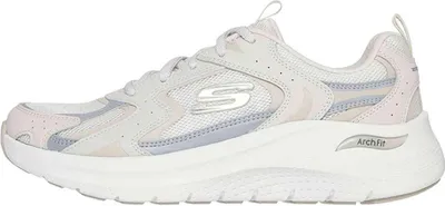 Produktbild von Skechers Sneakers 150332-NAT in Natural Leather/Mesh/Gray Trim color size 38