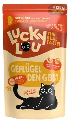 Produktbild von Lucky Lou Lifestage Adult Geflügel 16x 125 g