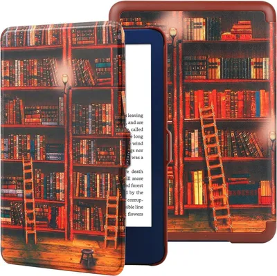 Produktbild von HGWALP Schutzhülle für Kindle 2022, 6 Zoll, es 11. Generation Modell, ultradünn, aus Kunstleder