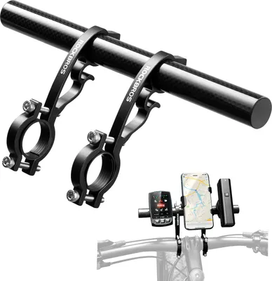 Produktbild von ROCKBROS Fahrrad Lenker Erweiterung 25cm, Doppel Extender Halterung für 20-32mm, Alu