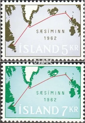 Produktbild von Briefmarken Island 1962 Mi 366-367 (kompl.Ausg.) postfrisch Seekabel