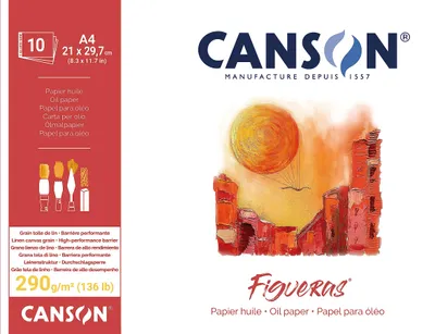 Obrázek produktu pro Canson Figueras, Umělecký papír, 290 g/m², 10 listy