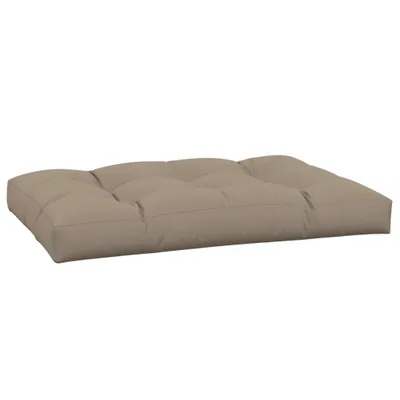 Produktbild von vidaXL Palettenkissen Taupe 120x80x12 cm Stoff