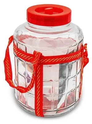 Image de Boîte de chargement de bocaux en verre 18L avec sangle FERMENTATION