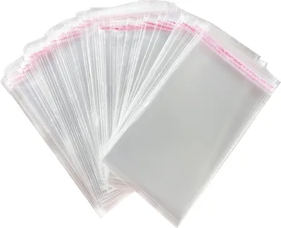 Produktbild von 300 Stück Selbstklebende Durchsichtige OPP-Tüten für Kekse, Torten und Schokolade – Perfekt für Geschenke und kreative Projekte