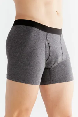 Produktbild von Bio-Baumwoll-Herren Boxershorts mit Eingriff