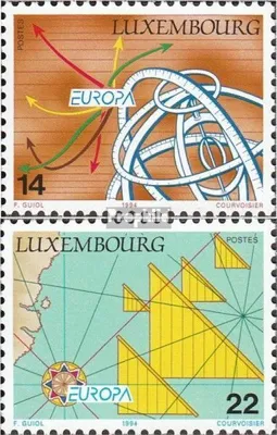 Produktbild von Briefmarken Luxemburg 1994 Mi 1340-1341 (kompl.Ausg.) postfrisch Entdeckungen und Erfindungen