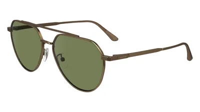Produktbild von CALVIN KLEIN CK24100S 771 AMBER GOLD 57/15/145 Uni Sonnenbrillen