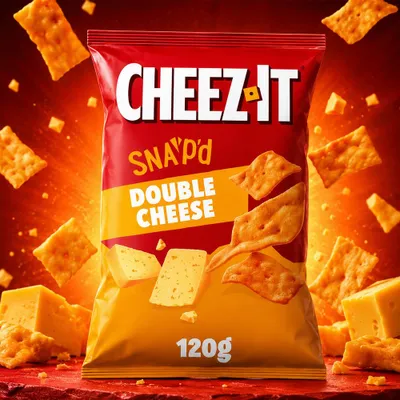 Immagine prodotto di Cheez-It Snap'd, doppia quantità di formaggio, 120g