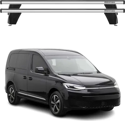 Produktbild von Menabo Dachträger Grundtäger für VW Caddy 2020-2025 75kg Aluminium Silber 2tlg