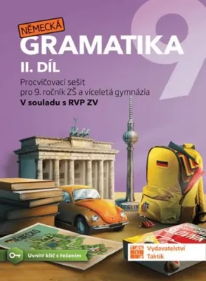 Obrázek produktu pro Německá gramatika 9 pro ZŠ – 2. díl - procvičovací sešit