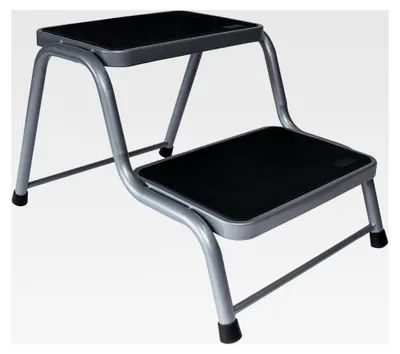 Produktbild von Trittstufe aus Stahl bis zu 150 kg belastbar mit Anti-Rutsch-Oberfläche für Wohnwagen und Wohnmobil