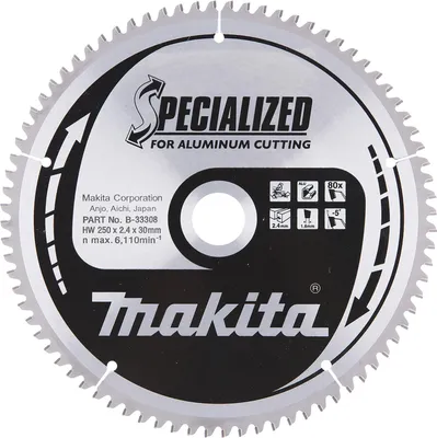 Produktbild von Makita HM-Kreissägeblatt TCT Spezial TCT - 250 x 30 mm - 80 Zähne - Alu