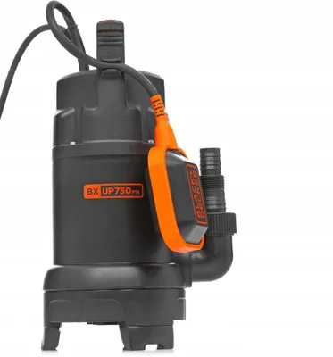 Obrázek produktu pro Black & Decker BXUP750PTE, Posilovací čerpadlo, 750 W, AC, 13000 l/h, Černá, Oranžová