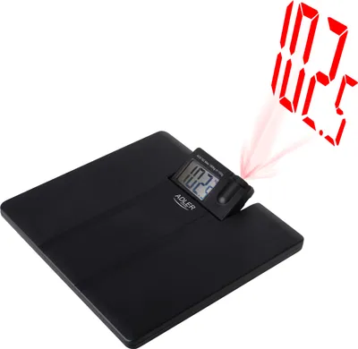 Produktbild von Adler AD 8182 Digitale Personenwaage mit Wandprojektion und LCD-Display, bis 180 kg