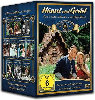 Produktbild von Märchen Klassiker-Box Fritz Gentschow (10 DVDs: Hänsel und Gretel - Tischlein deck dich - Der vertauschte Prinz - Dornröschen - Frau Holle - ... - Schneewittchen - Falada und die Gänsemagd)