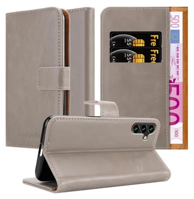 Image de Cadorabo Housse pour Samsung Galaxy A13 5G Housse marron Housse pour téléphone portable Book Case Etui Luxury