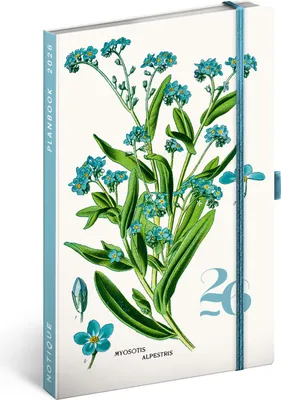 Obrázok produktu pre Denník/zápisník Planbook Herbár 2026