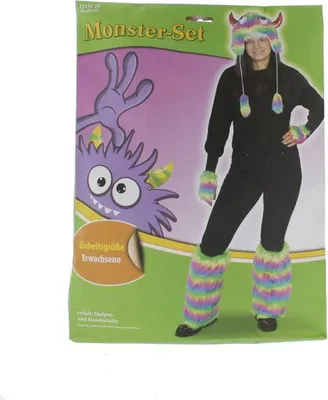 Produktbild von Kostüm-Set Monster - 4-teilig - Erwachsene