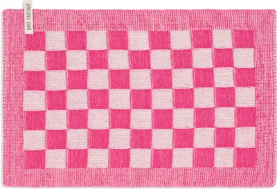 Produktbild von Knit Factory Tischset Block - Ecru/Fuchsia - 50x30 cm