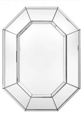 Immagine prodotto di Specchio da parete in stile Art Déco, modello "Casa Padrino", con cornice ottagonale, dimensioni 80 x 106 cm