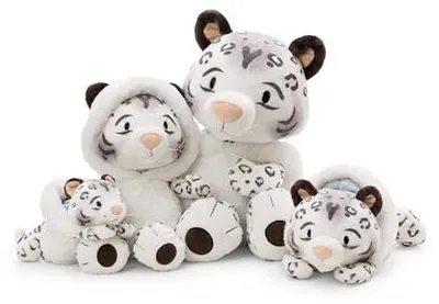 Produktbild von NICI Kuscheltier Schneeleopard Eleni Snowbell 20cm - weiß - Weiches NICI Plüschtier – niedliches Stofftier zum Kuscheln & Spielen – tolle Geschenkidee für Kinder & Erwachsene | 62485