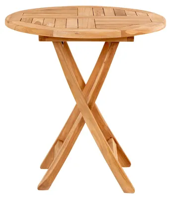 Immagine prodotto di Tavolino da esterno Oviedo in teak naturale ø70x75 cm