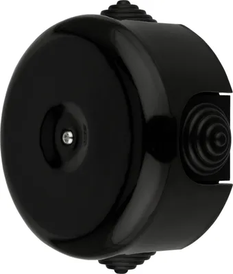 Produktbild von Porzellan Retro Verteilerdose XL I schwarz