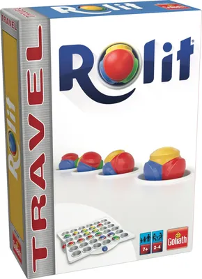 Produktbild von Goliath Rolit Reisespiel Kompakt taktisches 4-Farben-Ballspiel für unterwegs