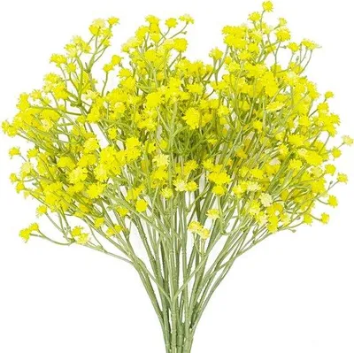 Immagine prodotto di Fiori artificiali per decorazioni nuziali - Bouquet di fiori gialli - 50,5 cm - Giallo
