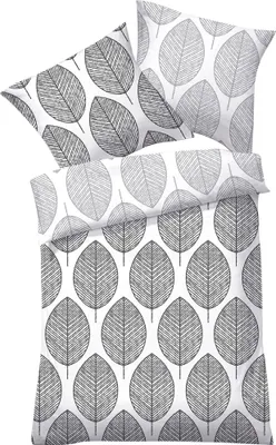 Produktbild von Dyckhoff Wendebettwäsche graphit 1x 135x200 cm + 1x 80x80 cm