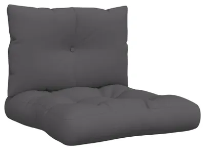 Immagine prodotto di vidaXL Cuscino Pallet 2 pezzi in tessuto antracite
