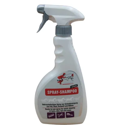 Produktbild von Schopf Spray Shampoo zur Schnellreinigung von Haut, Fell, Schweif und Mähne 500 ml