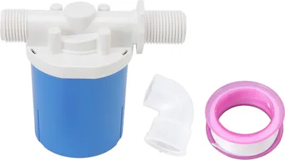 Obrázek produktu pro Automatický plovákový ventil, kompaktní plastový ventil pro regulaci hladiny vody v nádrži na vodu, odolný proti úniku