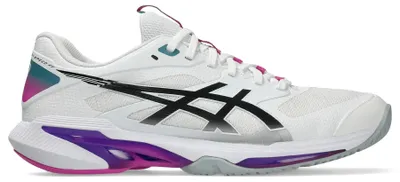 Image de Chaussures de tennis ASICS Solution Speed FF 4, couleur blanche/motifs Digital Sakura, taille 44,5