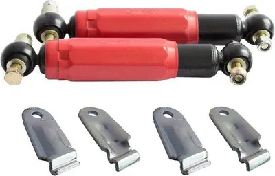 Produktbild von AL-KO Octagon Stoßdämpfer Set rot 1800-3500 kg für Anhänger und Wohnwagen