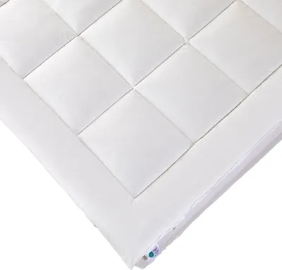 Produktbild von HOMESCAPES Matratzentopper 90 x 200 cm mit Schafwollfüllung
