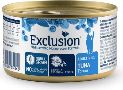 Produktbild von Exclusion NGCATW85, Adult, jede Rasse, Thunfisch, 85 g, Getreidefrei
