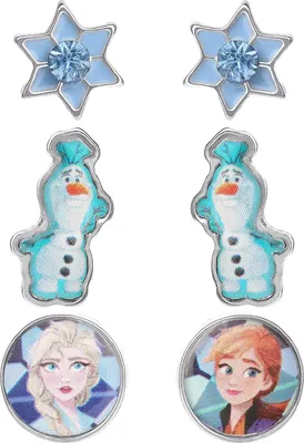 Produktbild von Disney Frozen Set 3 Paar Ohrringe