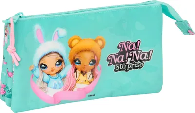Image de Sac à tout faire NaNaNa  Surprise Bunny rose turquoise 22 x 12 x 3 cm