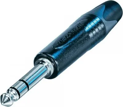 Produktbild von NEUTRIK Klinken-Steckverbinder 6.35 mm Stecker, gerade Polzahl: 3 Stereo Schwarz NP3X-BAG-CON 1 St