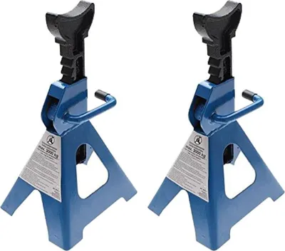 Imagen del producto de BGS 3015: Juego de 3 soportes para elevar vehículos, para 2 vehículos, rango de ajuste de 285-420 mm