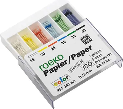 Produktbild von Papierspitzen color ISO 35 200St