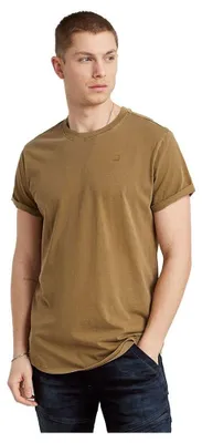 Produktbild von G-STAR Herren Lash Overdeyed T-Shirt Braun (dk Fawn gd D16396-2653-B570) XS