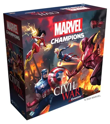 Produktbild von Asmodee Marvel LCG Champions Civil War Expansion, Kartenspiel-Erweiterung, Kartenaustausch, 12 Jahr(e), 30 min