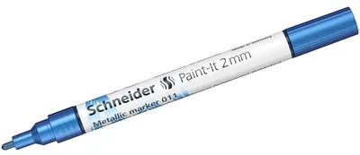 Produktbild von Schneider Metallicmarker 011 Paint-It 2 mm blue metallic