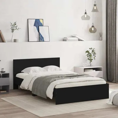 Immagine prodotto di Maison Exclusive - Giroletto con Testiera Nero 120x200 cm