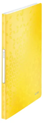 Immagine prodotto di LEITZ 4632-00-16 WOW, A4, PP, con 40 maniche, giallo-metallizzato