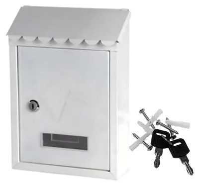 Image de Solidchoice - Boîte aux lettres en acier avec serrure, pour extérieur, étanche