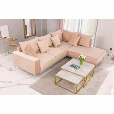 Obrázek produktu pro FurMeb24 ECKSOFA TIVOLI s funkcí spaní a lůžkem 270 x 220 cm ROSA - pravá strana